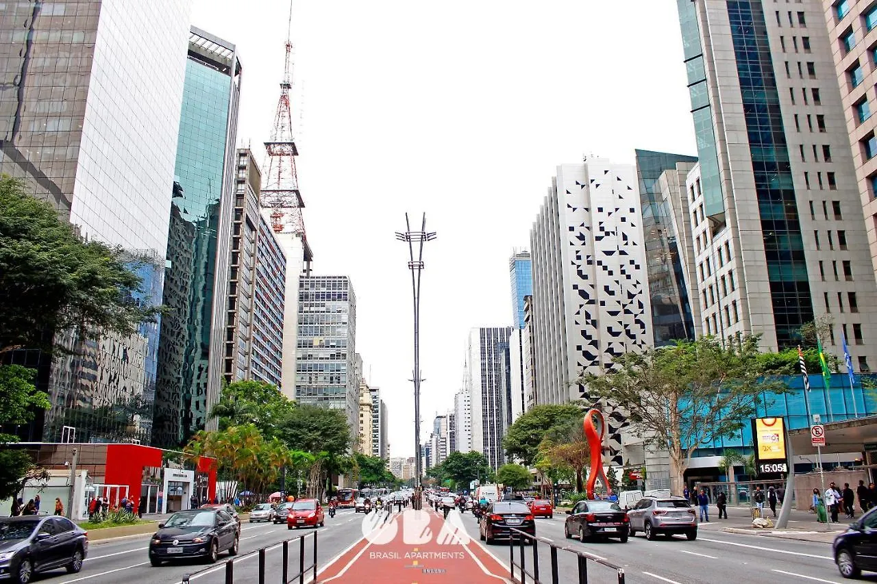Oba 105 Apartamento Avenida Paulista 상파울루